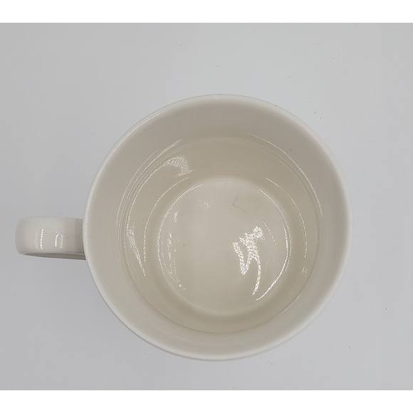 Exclusive ORLY MAISON  Mug – "Radiate Positivity" Beige Glazed with Rainbow - Picture 5 of 5